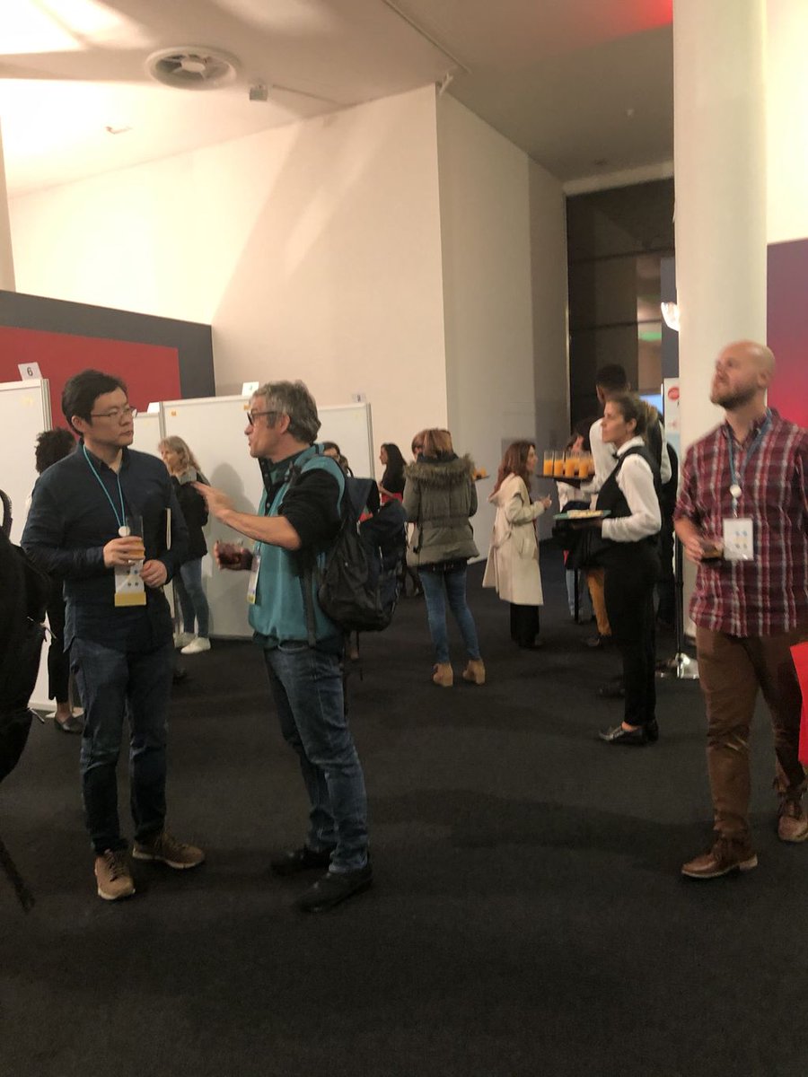 Immunogenomics's tweet photo. Awesome opening night at #IGC2019! Day 2 is underway @ChampalimaudF @hudsonalpha #Lisbon #Portugal https://t.co/MEjGCKCleT
