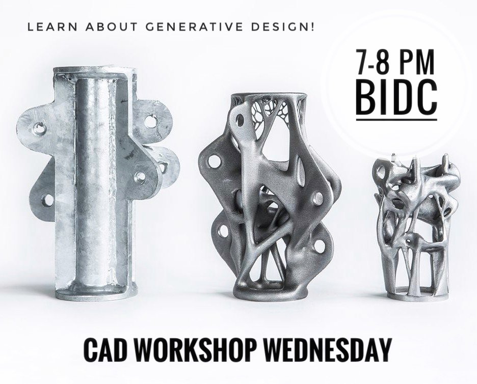 PurdueSolar's tweet image. Join us tomorrow in the BIDC from 7-8 pm to learn more about CAD and Generative Design! We will be on the second floor in Bechtel.