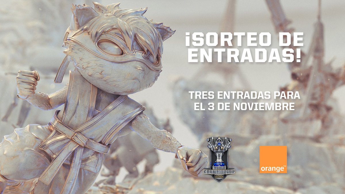 lol_es's tweet image. Sorteo de tres entradas para las semifinales de #Worlds2019 del 3 de noviembre: @T1LoL vs. @G2esports 🙌🏻

Para participar:

- RT a este tuit.
- Seguir a @lol_es 

¡Tenéis hasta el jueves a las 18:00 para participar! Suerte a todos 👊🏼