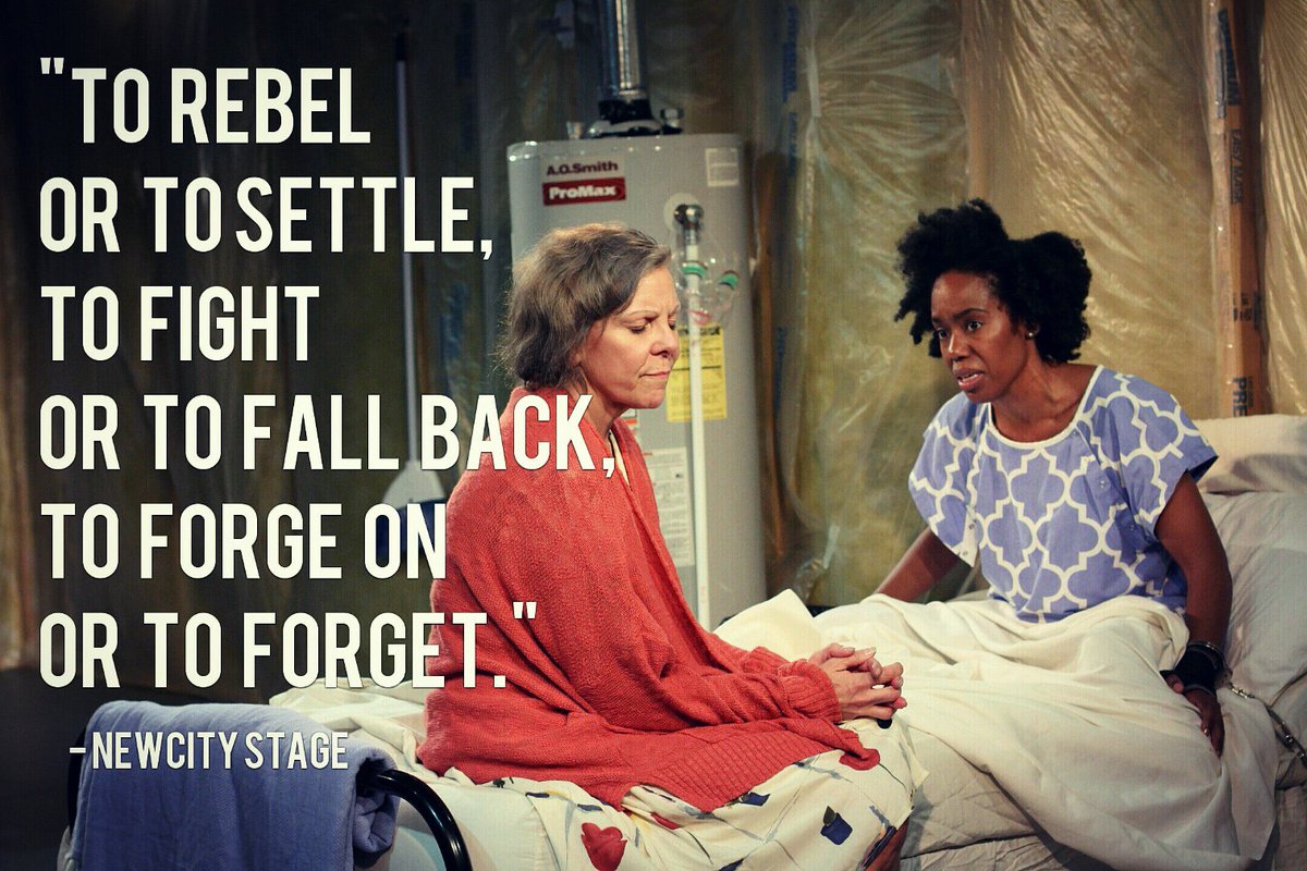 "Together, [Grandt and Champagne] seamlessly portray two entirely different struggles of womanhood. To rebel or to settle, to fight or to fall back, to forge on or to forget." 
- Amanda Finn, NewCity Stage
#redtwist #keelyanddu #chicago