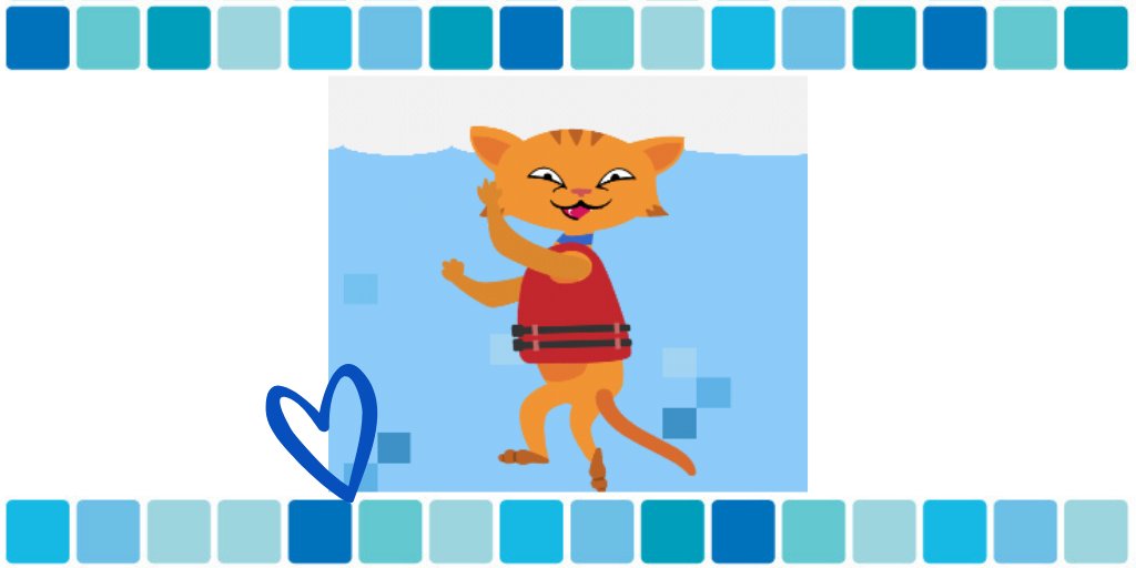 Happy #NationalCatDay to our favorite cat, Splish! If you haven't met Splish yet, download our newly- updated app today and help teach her about #watersafety: bit.ly/2FLMm1f