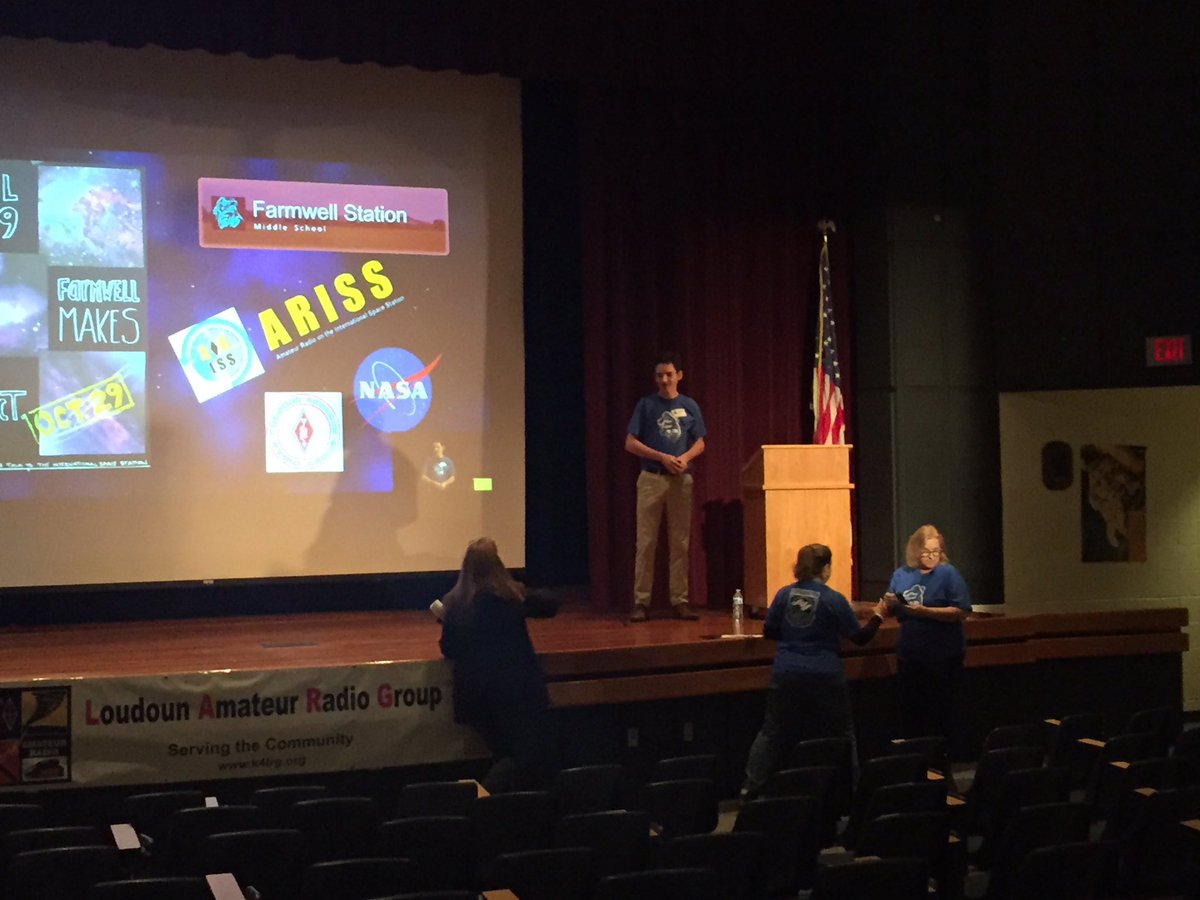 Prepping for today’s big ISS Contact Day <a href="/LCPSFarmwell/">Farmwell Station MS</a> @LCPS_IF_DOI #FarmwellContactDay <a href="/LCPSOfficial/">LCPS News</a>