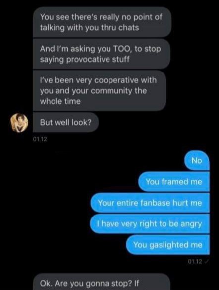 resignof521's tweet photo. @awkarin @nadiyahrs Ngomong baik2 di DM my ass. Pembohong besar. Ngancem gini lu sebut ngomong baik-baik? 

emang paling jago dah lu bikin tone 'iya ni gue uda nyoba maafin ngomongin baik2 hiks hiks ternyata anaknya keterlaluan jadi terpaksa deee' 

Jelas lu minta apus orang isinya gini. https://t.co/e55LIRguZQ