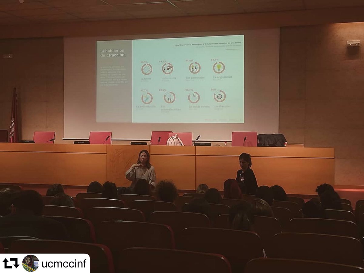 ODLSeries's tweet image. Un placer participar en una charla sobre marketing de entretenimiento en la @UCMccinf compartiendo con los alumnos de Comunicación Audiovisual la experiencia de @THEAGENCYGOOD y de @ODLSeries.