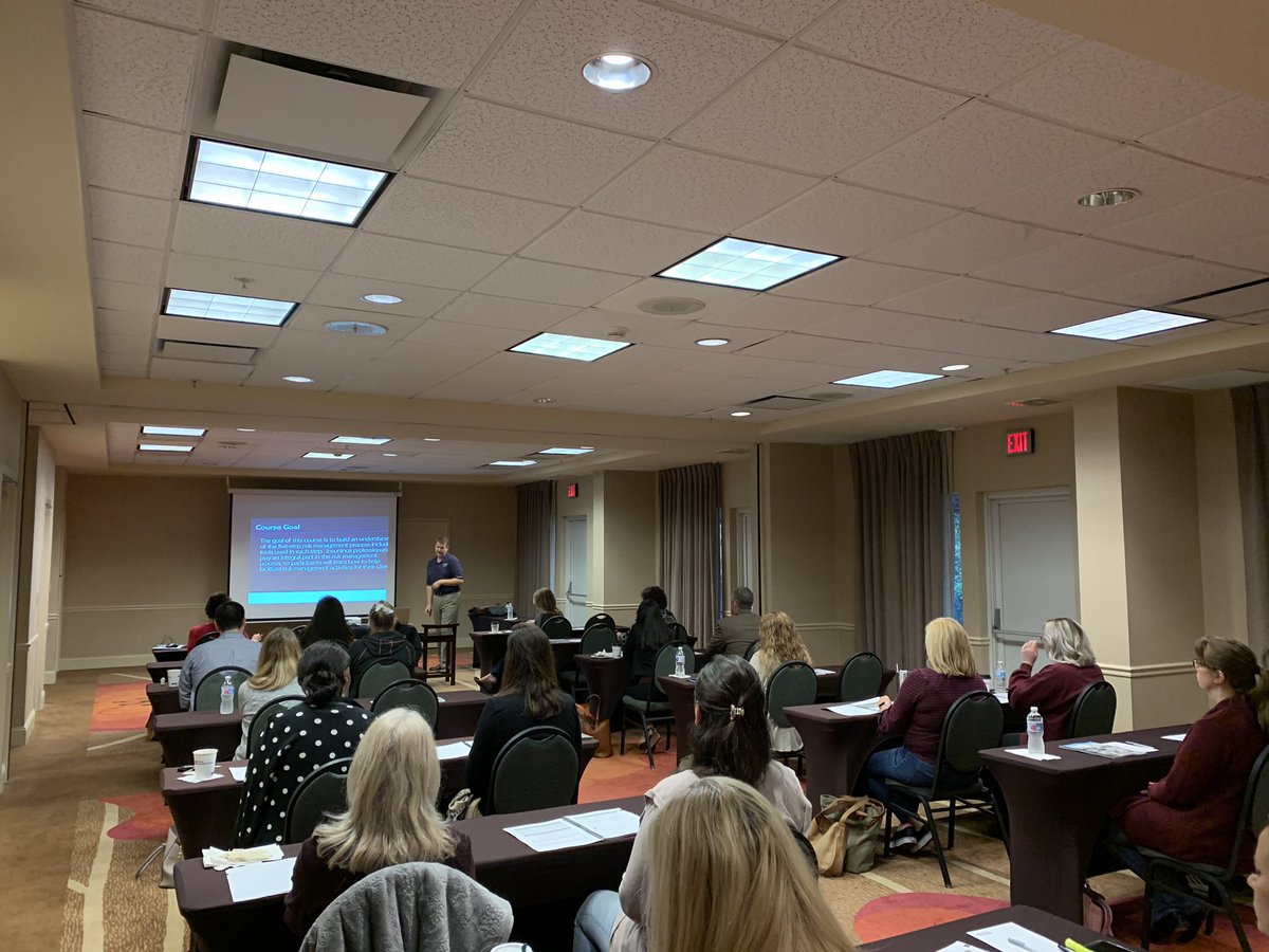LuAnnWooters's tweet photo. Danny Cook teaching CISR I n Pineville today @TheBigI_NC #alwayslearning #professionaldesignation #strivetobebetter https://t.co/sjL5tAwp8N