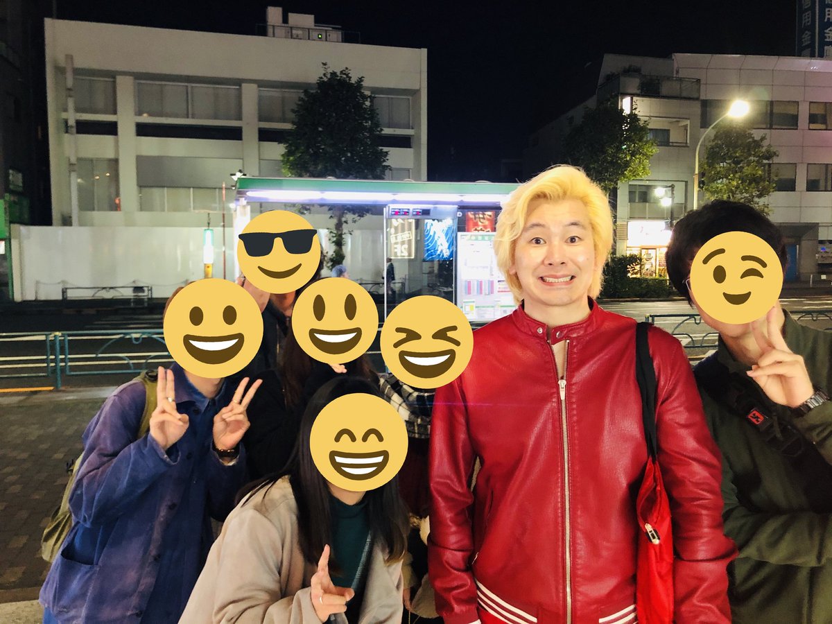 Kouta ゼミ飲みで中野坂上で飲んで 解散した後にカズレーザーに遭遇とかハッキリ言って羨ましすぎる