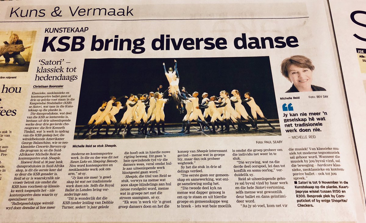 Christine Skinner On Twitter Michelle Reid Docherty S Sheeple Is Captivating Audiences And Critics Alike She Spoke To Christiaanskryf Die Burger About The Work Balletcape Satori Artscapetheatre Https T Co Ukbpf5haez