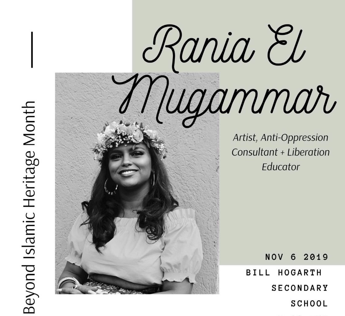 AEMSyr's tweet image. Join us! Nov 6 to hear the phenomenal @raniawrites speak at our Beyond #IslamicHeritageMonth evening @BillHogarthSS at 5pm. 

Register here: bit.ly/AEMSIHM2019