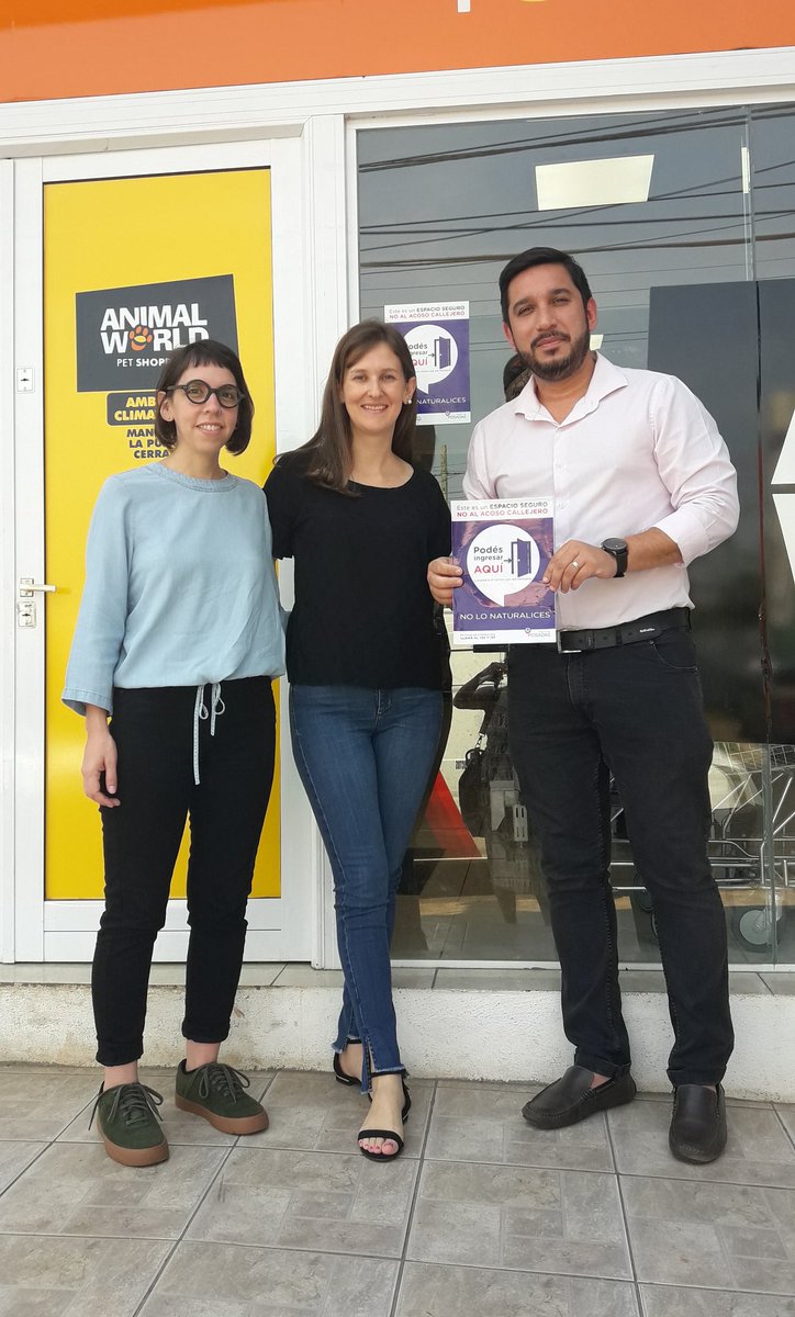 posadasequidad's tweet photo. Espacio Amigo 🏠
Lugar Seguro    💜

Gracias "Animal World" por sumarse a la red de resguardo y contención frente al acoso callejero en la ciudad de Posadas.

Basta de acoso callejero ✋
#NoLoNaturalices https://t.co/9H8Wddk7Cp