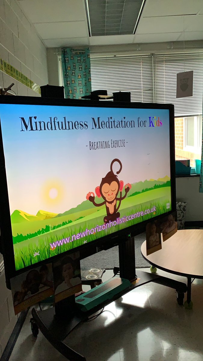 MsCurleysClass's tweet photo. Inspired by our meditation yesterday for our professional development day, we had the kids practice some meditation today ! @RLCPrincipal @RLC_Coyotes #RLC19 https://t.co/9bifYxqyID