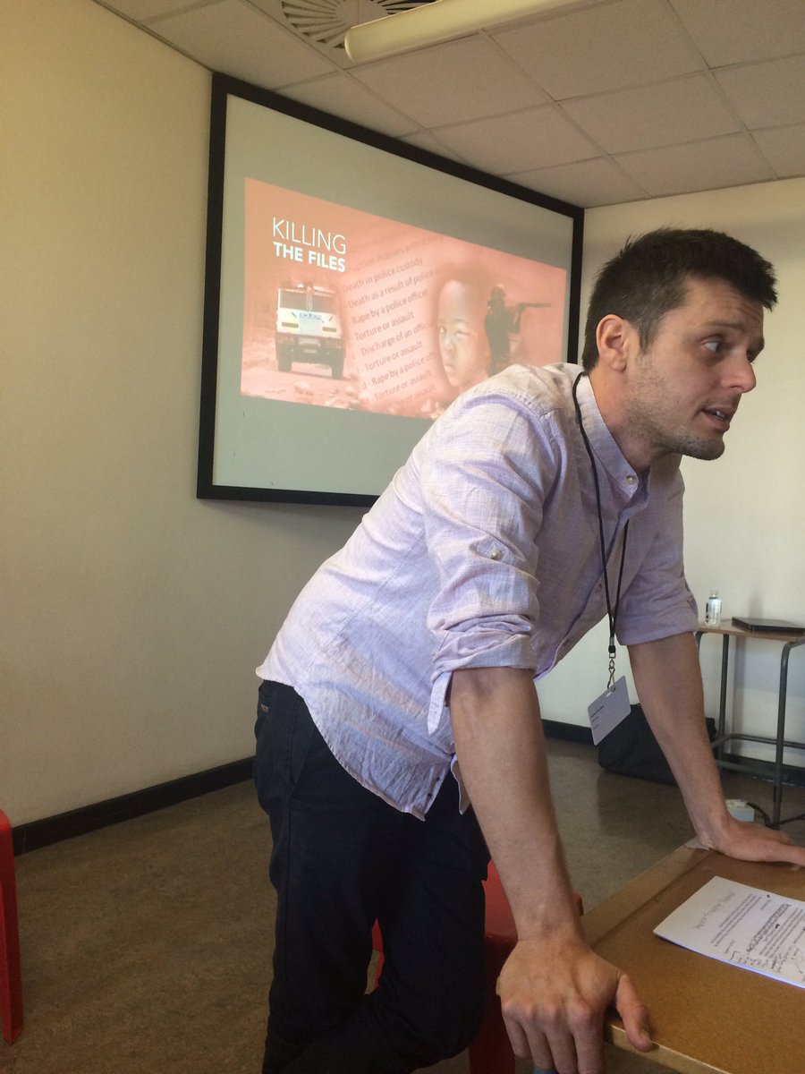 viewfinderjourn's tweet photo. About to present #KillingTheFiles Reporting IPID’s cover-up of police brutality in SA at @AIJC_Conference Wits WSS 105 #AIJC2019 https://t.co/HPaAWTQ7Tn