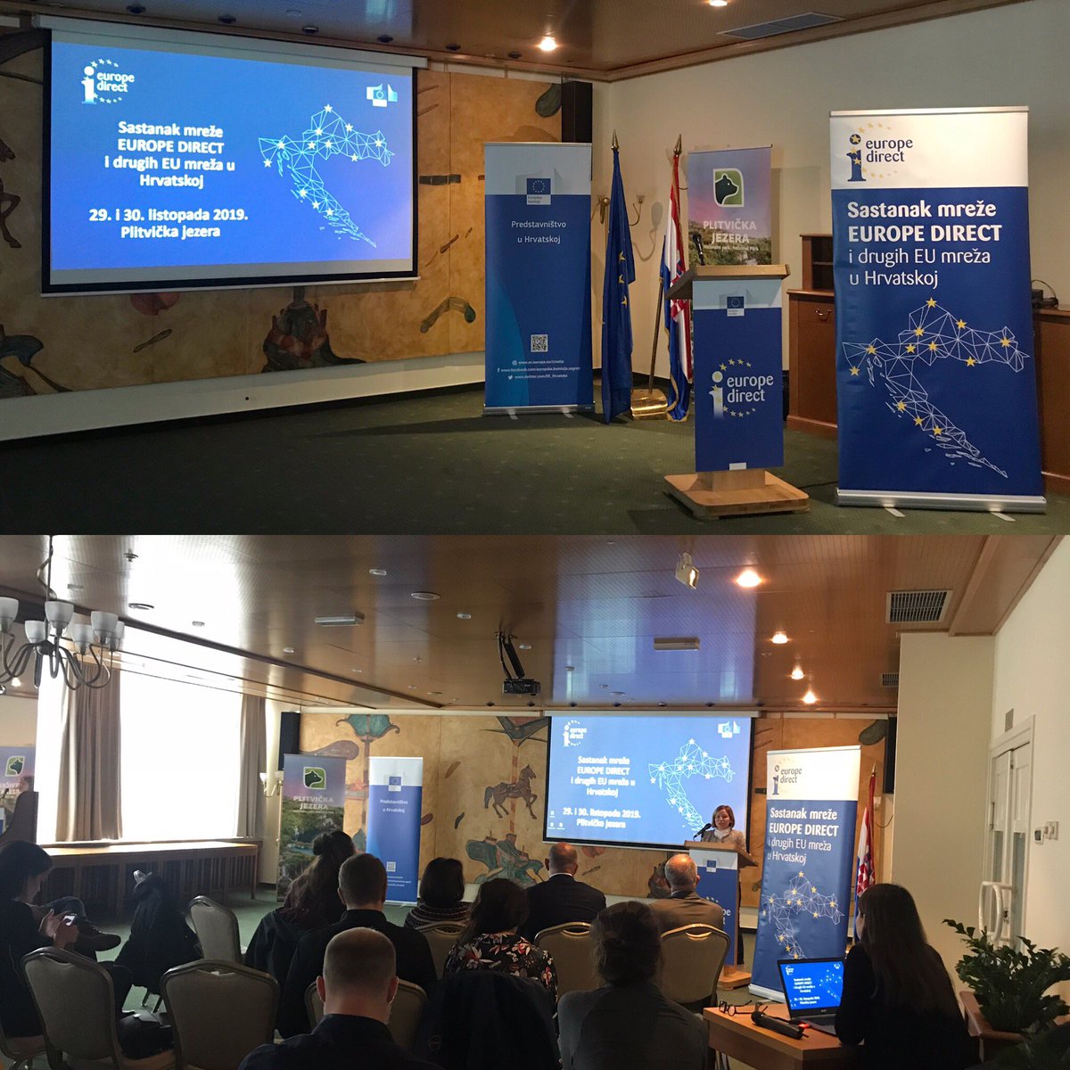 irmo_hr's tweet photo. Naš tim EDC-IRMO 💪🏻🔝👉🏻 sudjeluje na sastanak mreža #EuropeDirect i drugih mreža u Hrvatskoj #EuropeanUnion #eu https://t.co/PG7oDk3UZQ