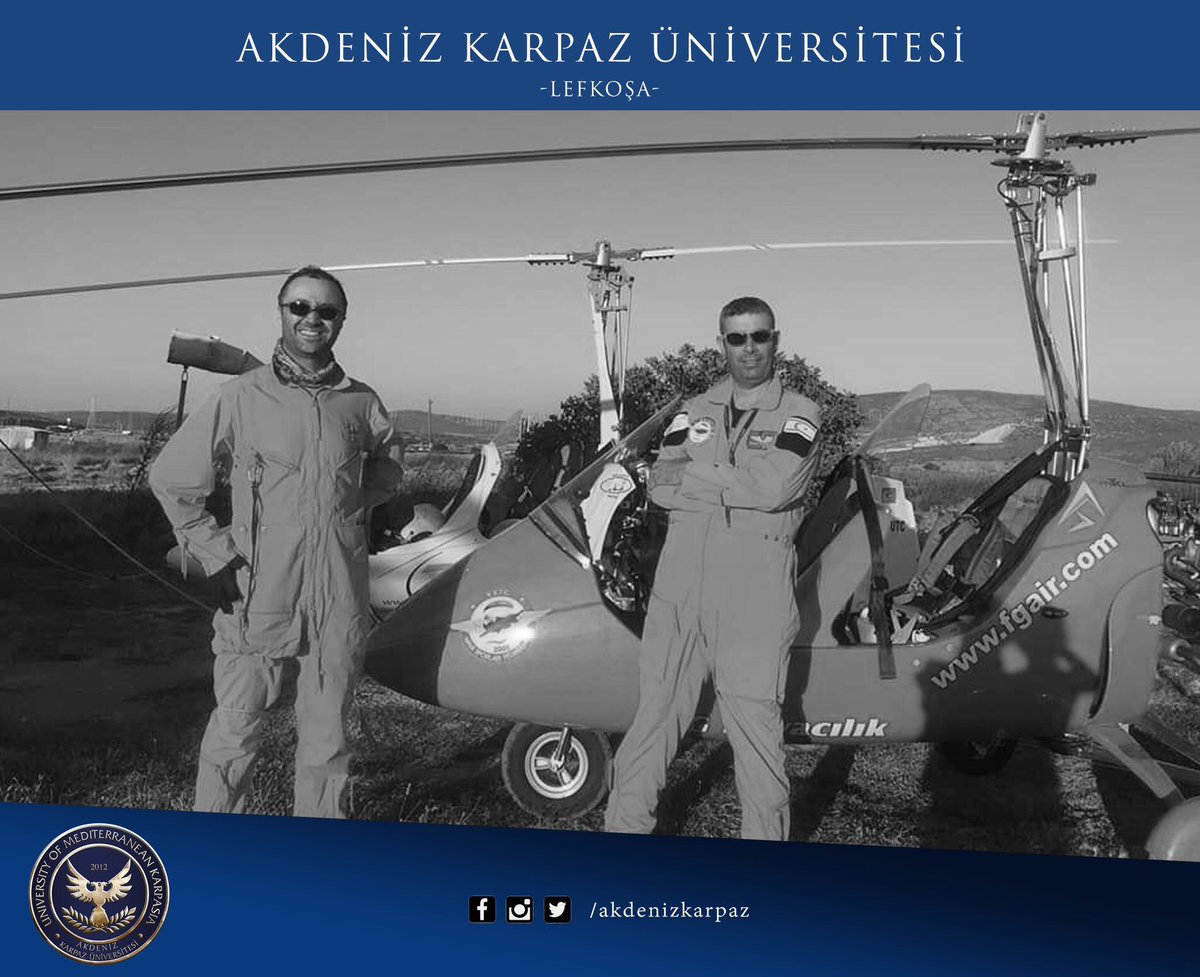 Bugün Geçitkale Havaalanı'nda, Hava Sporları Federasyonu'na ait bir eğitim uçağının düşmesi sonucu hayatını kaybeden Serkan Özcezarlı ve Hakan Çetinkaya'ya Allah'tan rahmet, yakınlarına başsağlığı diliyoruz.