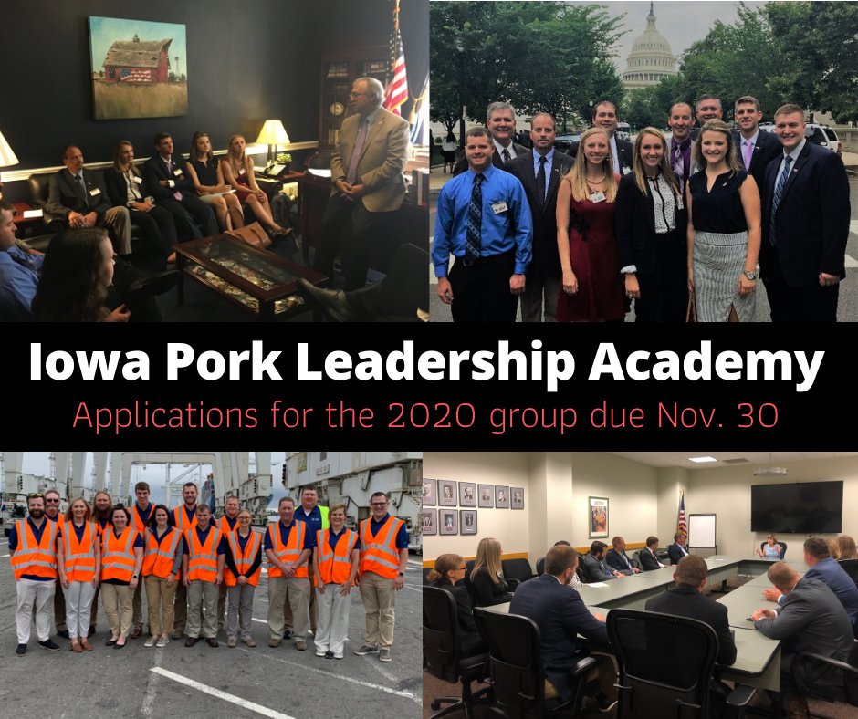 IowaPork's tweet photo. Interested in being a part of the 2020 Iowa Pork Leadership Academy?  Get more info and apply at https://t.co/kD7YQB0FXt !

#IowaPork https://t.co/VEKT88MUHa