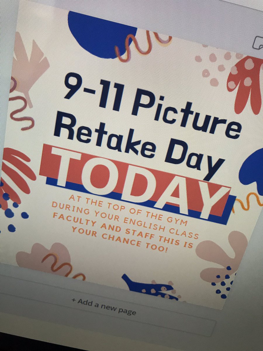 CjDonson's tweet photo. Photo day! Last chance to be in the yearbook! @RogersHeritage @heritage_hs_vb @Heritage_xc @WarEagleBook @tennis_heritage @HeritageWar @chadarnharthhs https://t.co/c1hZRVX58a