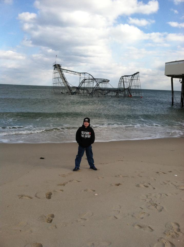 KathySully28's tweet photo. Seven years ago today, #SuperstormSandy made landfall in #newjersey. It seems like yesterday. #jetstarrollercoaster #seasideheights @seasidehgtsnj  #nj  #hurricanesandy   #sandy7years https://t.co/Cs6k6jksKo