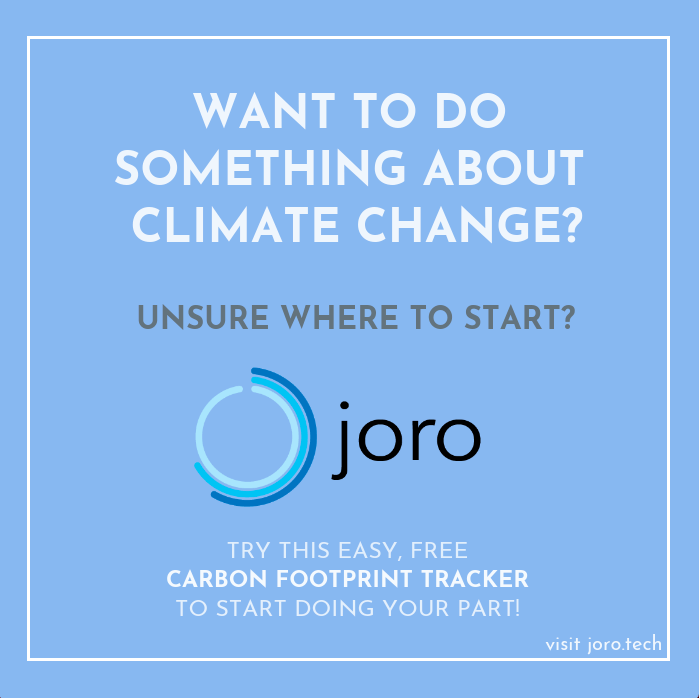 joyreev's tweet photo. Hi everyone! Try Joro, an innovative carbon footprint tracker free in the App Store. Great way to hold yourself accountable &amp; aware of your lifestyle/spending habits. Visit https://t.co/hw9yUau7Ix for more info - would love feedback. Thanks! #myjorojourney #OurAccord 
@joroapp https://t.co/IGjKMw1uRS