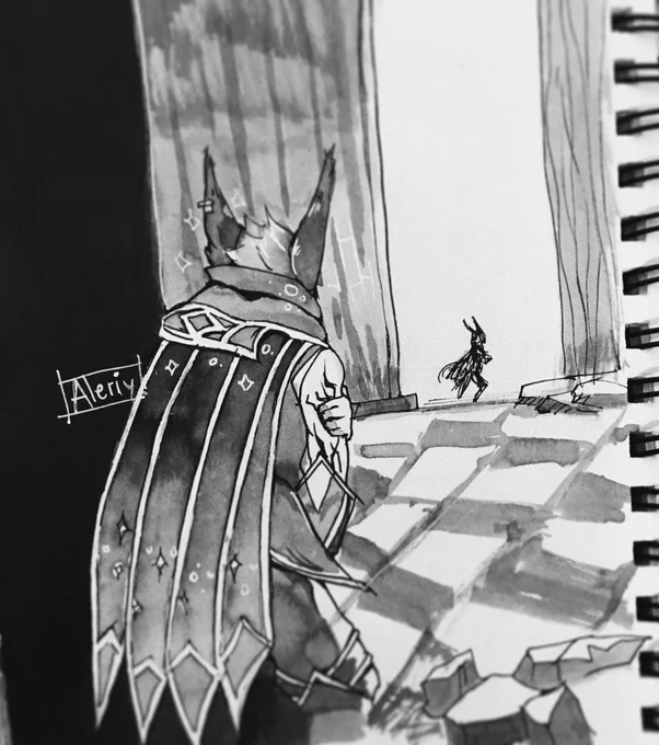 [#Inktober] Day 29 Injured 
Star Guardian Xayah &amp; Rakan 