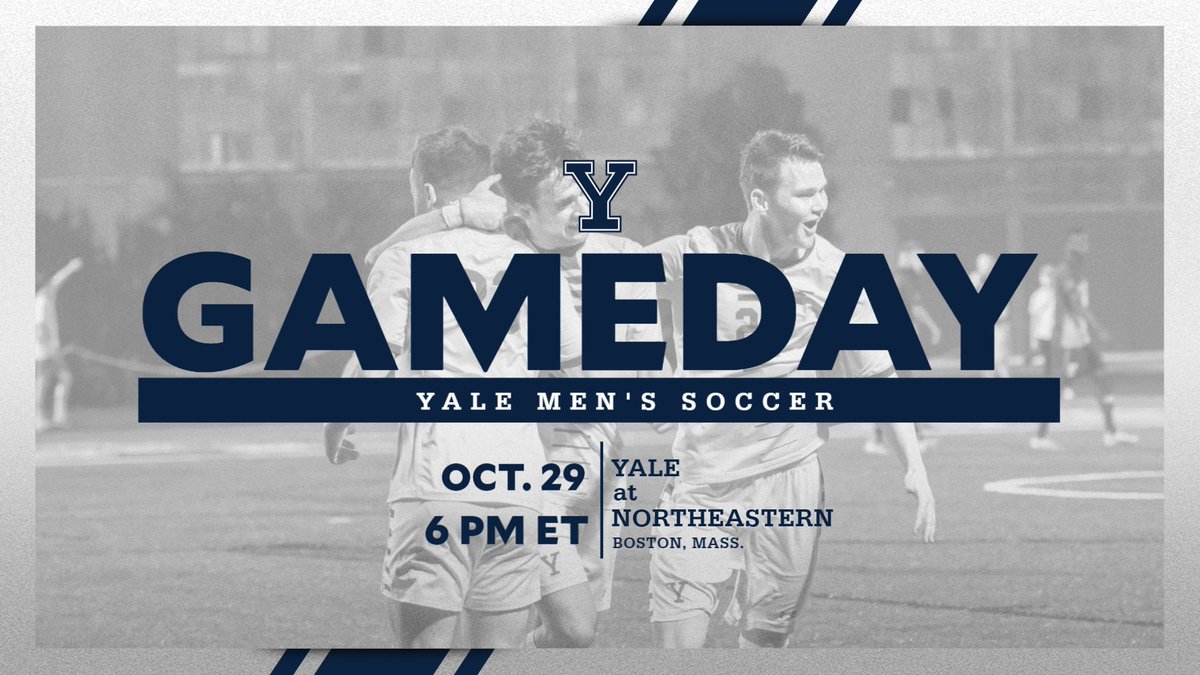 YaleMSoccer's tweet photo. GAME DAY!!! 🔵🐶⚪️

📍 - Boston, Mass.
⏰ - 6:00 p.m.
📺 - NESN+
📊 - https://t.co/7UJaDO3zXa
💻 - https://t.co/SdBVP64xXs

#WriteYourChapter | #Team112 https://t.co/R8cKW3J3xT