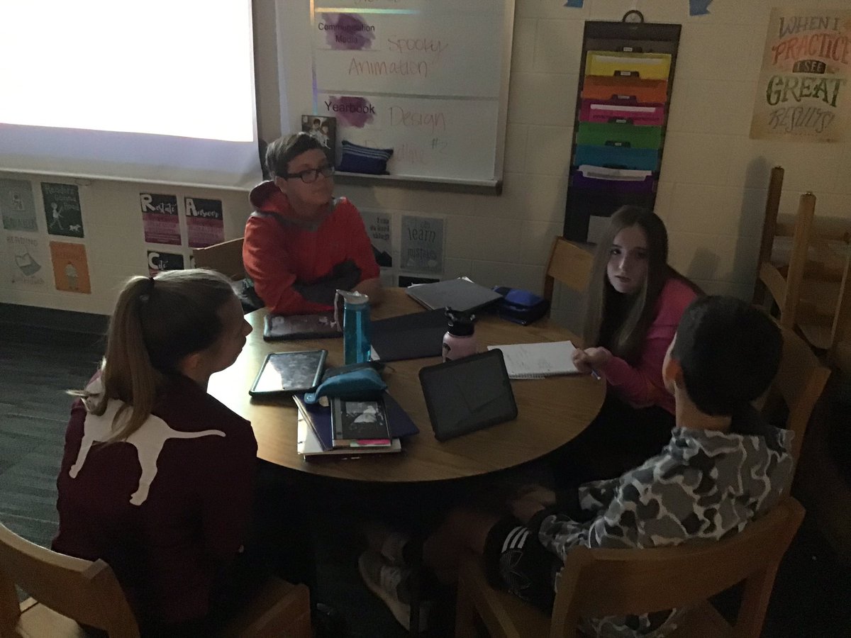 We’re starting our animation unit! For Spooky szn, Ss are making a horrifically terrifying animation this week! Ss are working in small groups to collaboratively write and produce their own spooky animated story. We’ll show them on Halloween - stop by if you dare!! <a href="/CSTWildcatsMS/">ChisholmTrailMS</a>