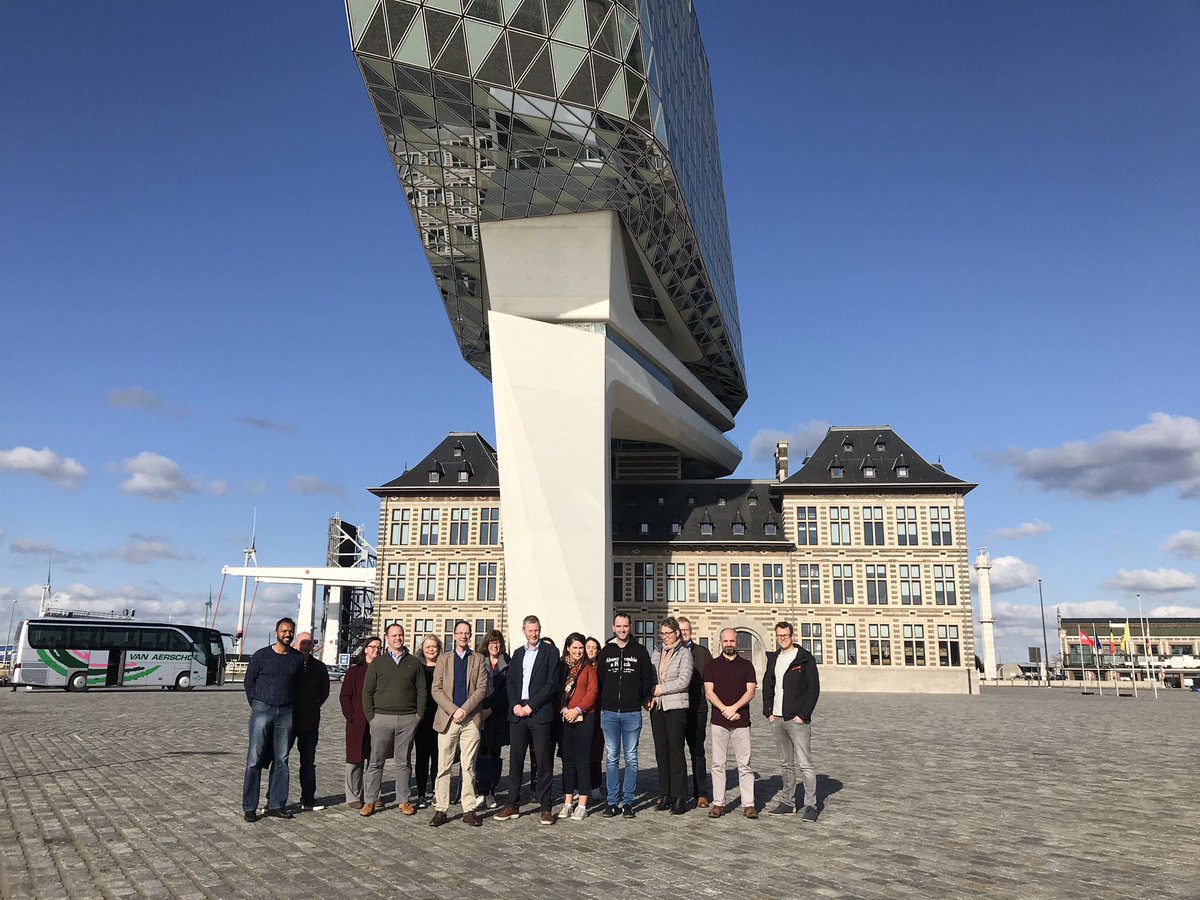 UlsterBizSchool's tweet photo. Today our Executive MBA students visit Port of Antwerp as part of their study tour to  Belgium https://t.co/1zJAzowQxD