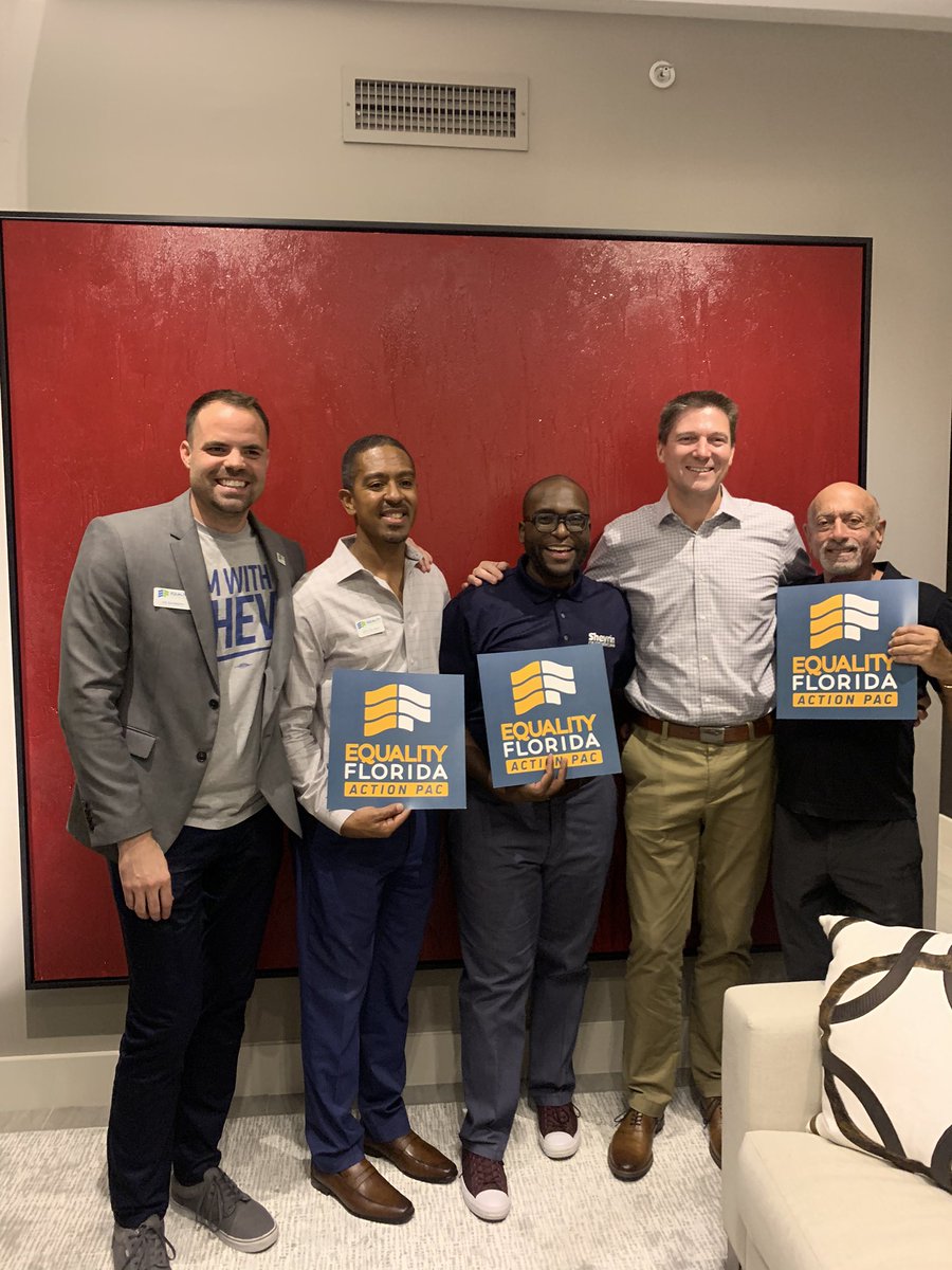 ShevrinJones's tweet photo. Thank you Scott Bennett and @eqfl_actionPAC for hosting me last night in support of my Senate race. I am looking forward to joining the fight with Sen @FarmerForFLSen and the other members. This race will be win for all of us! #Shev4Senate #WEthePEOPLE https://t.co/WyFZ2vQZB8