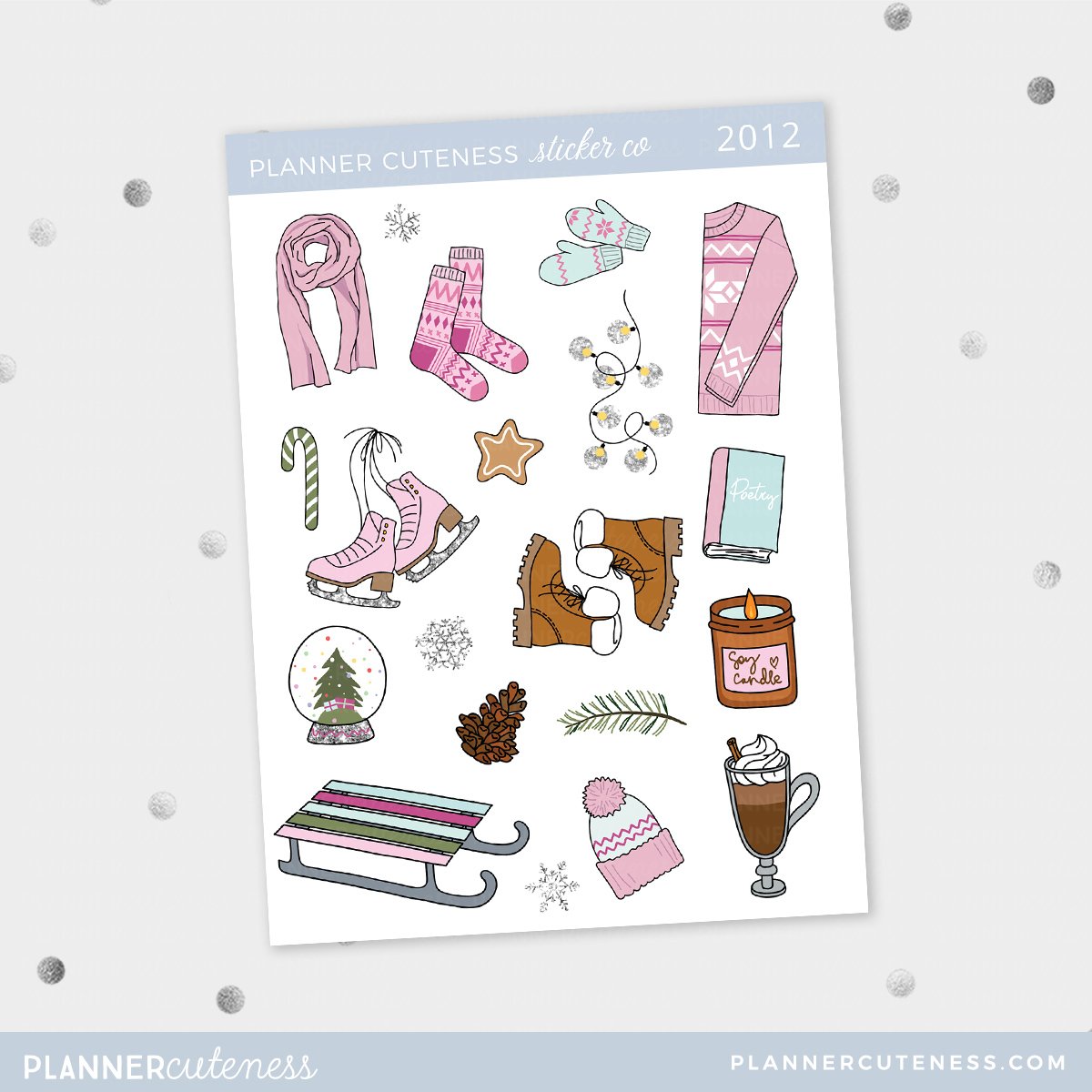 🎄Its never too early to start prepping for a pink christmas. 🎄
#PlannerStickers #PlannerCommunity
