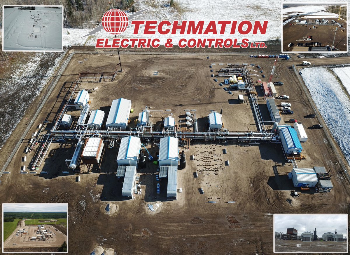 Tech_mation's tweet photo. Techmation has successfully executed the Pipestone Compressor Project in the Grande Prairie area. With Techmation’s hard work, they were able to achieve start-up 2 months ahead of schedule. #zeroincidents #aheadofschedule #electrical #instrumentation #construction #Techmation https://t.co/NK7HGNgX1g