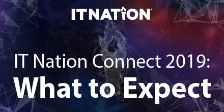 ConnectWise's tweet photo. IT Nation Connect is tomorrow and we are so excited! Hear from members of The IT Nation team and get tips and tricks for an unforgettable conference experience. #ITNConnect19 https://t.co/2yB9y6XB1R https://t.co/Ln8e2sDvw2