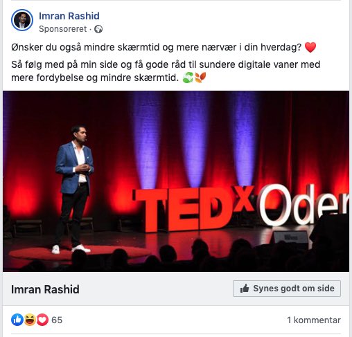 Sponsoreret alligevel? Man skal jo ramme målgruppen.