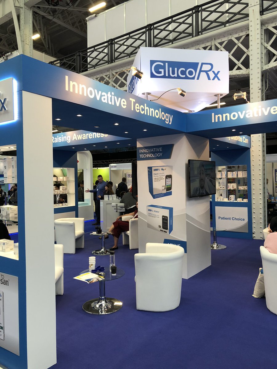 GlucoRx's tweet image. A great day so far at @diabetespc launching our new insulin pump and CGM at our main stand (G7). We’re also offering free diabetic retinopathy screenings upstairs (stand P8). Come and say hi!

#DPC2019