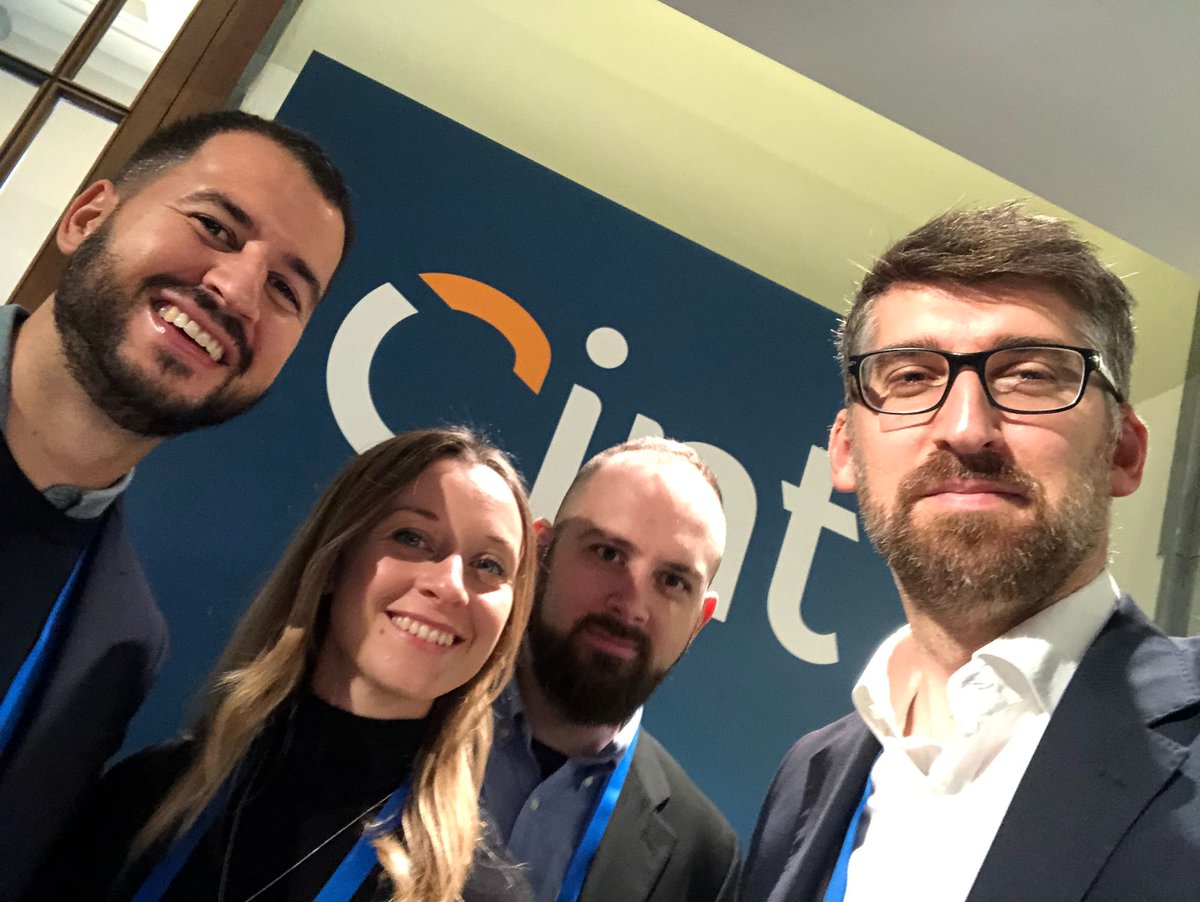 CintGroup's tweet photo. If you're in #Milan at #MRF19, stop by Booth #8 and say Ciao! Let's talk #ricerchedimercato! #MRF2019 #mr #mrx #newmr #insights @P2Sample @assirmricerca #Assirm https://t.co/4dIVmrAO8q