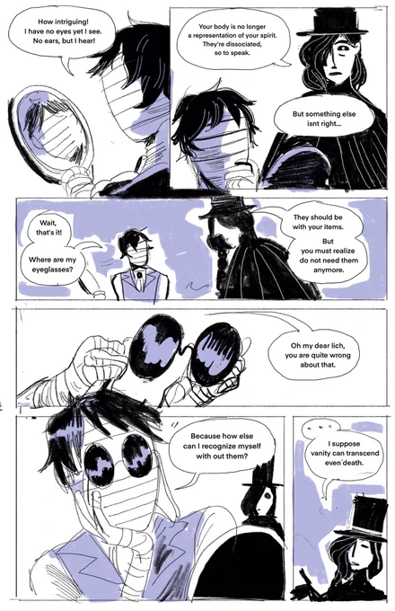 A very quick and messy comic , mostly just to get down in some form. 