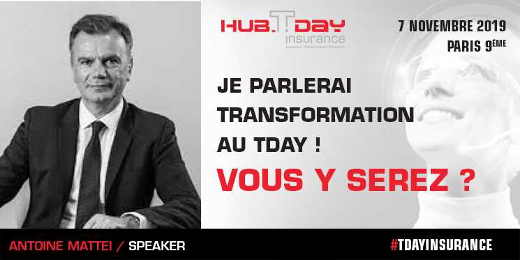 Lors #TdayInsurance MERCI à <a href="/mattei_antoine/">Antoine Mattei</a> <a href="/AxaFrance/">AXA France</a>
de partager ses convictions conf à 17H20 sur "METAMORPHOSES DE LA DISTRIBUTION" avec ? ==> voir ici bit.ly/2PreFFH . AUTRES INFOS SUR LE SITE TDAY ==> bit.ly/2mDOhMJ <a href="/LAMBIJOUEmma/">LAMBIJOU Emmanuelle</a> <a href="/jeanlucgambey/">GAMBEY</a>