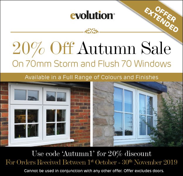 Remember, remember it’s the 5th of November and our autumn sale has been extended until the 30th! Receive 20% off our #timberalternative 70mm Storm and Flush 70 Windows for orders received by 30th November.