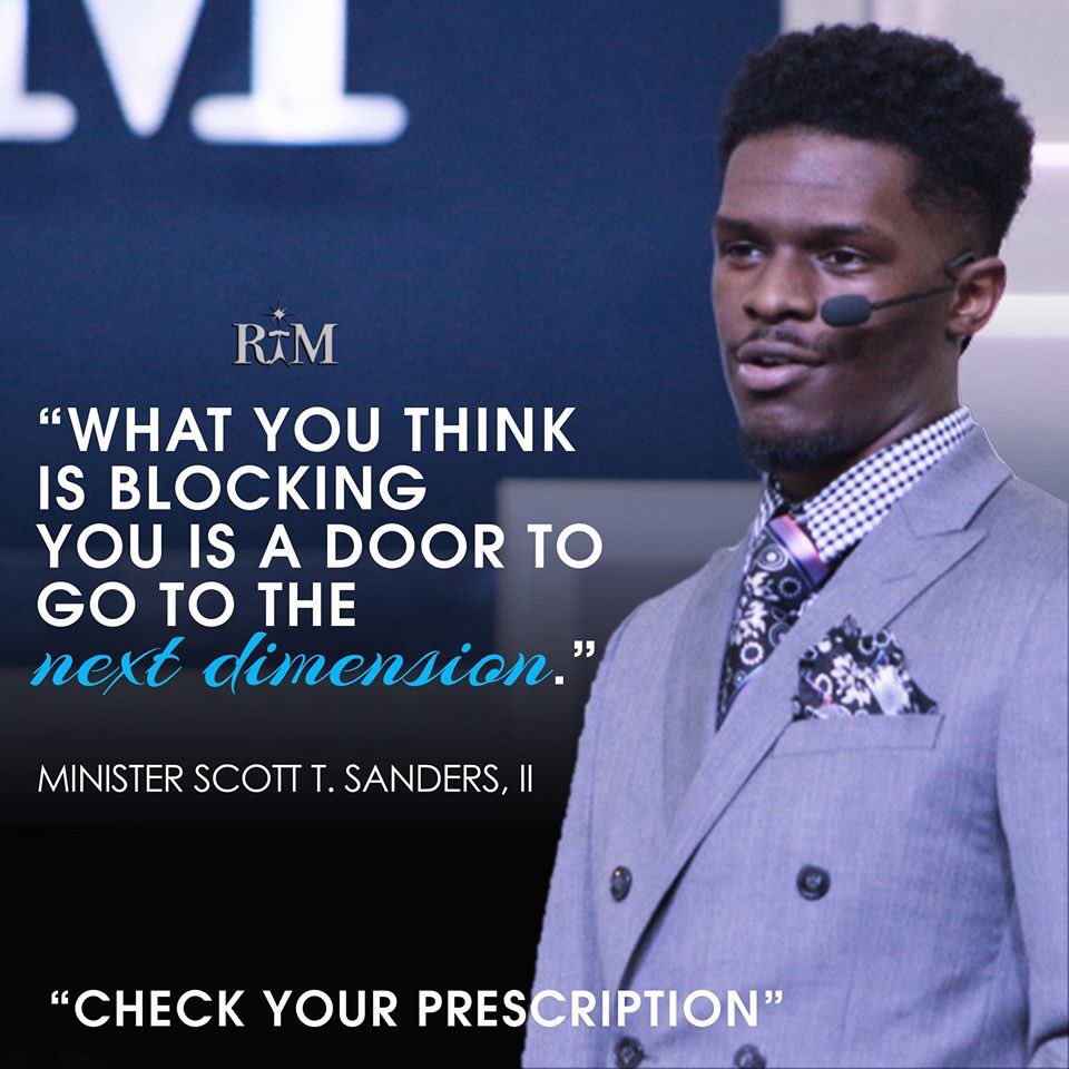 FreshRhema's tweet photo. #TheRhemaExperience #NextDimension #CheckYourPrescription #CheckYourPerspective #ScottSandersTV https://t.co/f9536IjWti