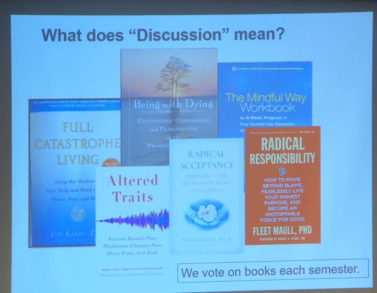 jobip's tweet photo. Enjoying #ilchep #educationforall conference in Springfield, this session about potential of mindfulness in prison. I’ve used one of these books extensively in my own recovery and am grateful to @EJPillinois for being this work to our friends who are incarcerated https://t.co/JOYoPifyyd