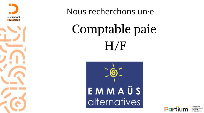 PartiumRH's tweet photo. Le cabinet Partium recrute un·e Comptable paie pour Emmaüs Alternative.

Vous pouvez postuler directement en cliquant sur ce lien : https://t.co/tGjia3AJHq 

Toutes nos offres sur notre site https://t.co/vCdIbox8sJ

#associations #ess #emmaüs #comptablepaie #recrutement https://t.co/VLN9Wn7qvY
