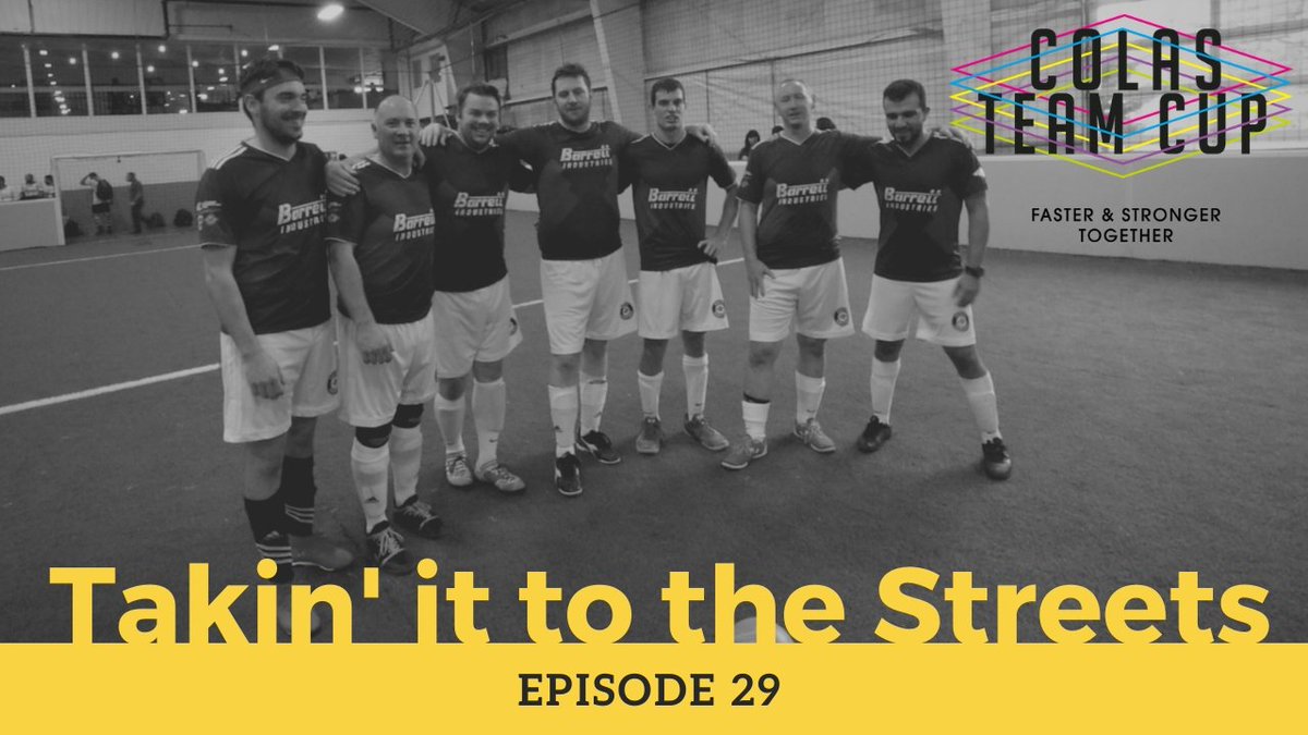 Barrett_Ind's tweet photo. Special Colas Team Cup 2019 Edition!
Episode 29 in our "Takin it to the Streets" series. Thanks to all the members of Team BIC at the Colas Team Cup games!
https://t.co/ZeIqiVDezF
#40WeeksOfBarrett #ItStartsWithUs #ColasTeamCup https://t.co/WoYDTq7ycV