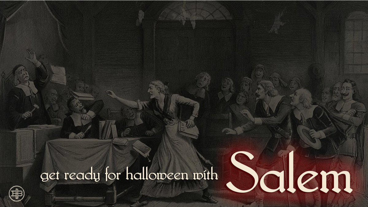 BBarrelMedia's tweet photo. Halloween is coming... nothing is scarier than a real life horror story. Join us as we journey back to 1692 when 20 innocent people were accused and executed of witchcraft in Salem, MA. Hear their story on Infamous America, Season 1: SALEM. On @ApplePodcasts #witchhunt https://t.co/uIpHcd0Nxr