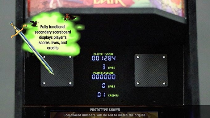 New Wave Toys Dragon S Lair X Replicade Presale Is Live On Kickstarter Mini 12 Inch Playscale Replica That Looks Plays And Controls Like The Original 19 Dragon S Lair Arcade Machine