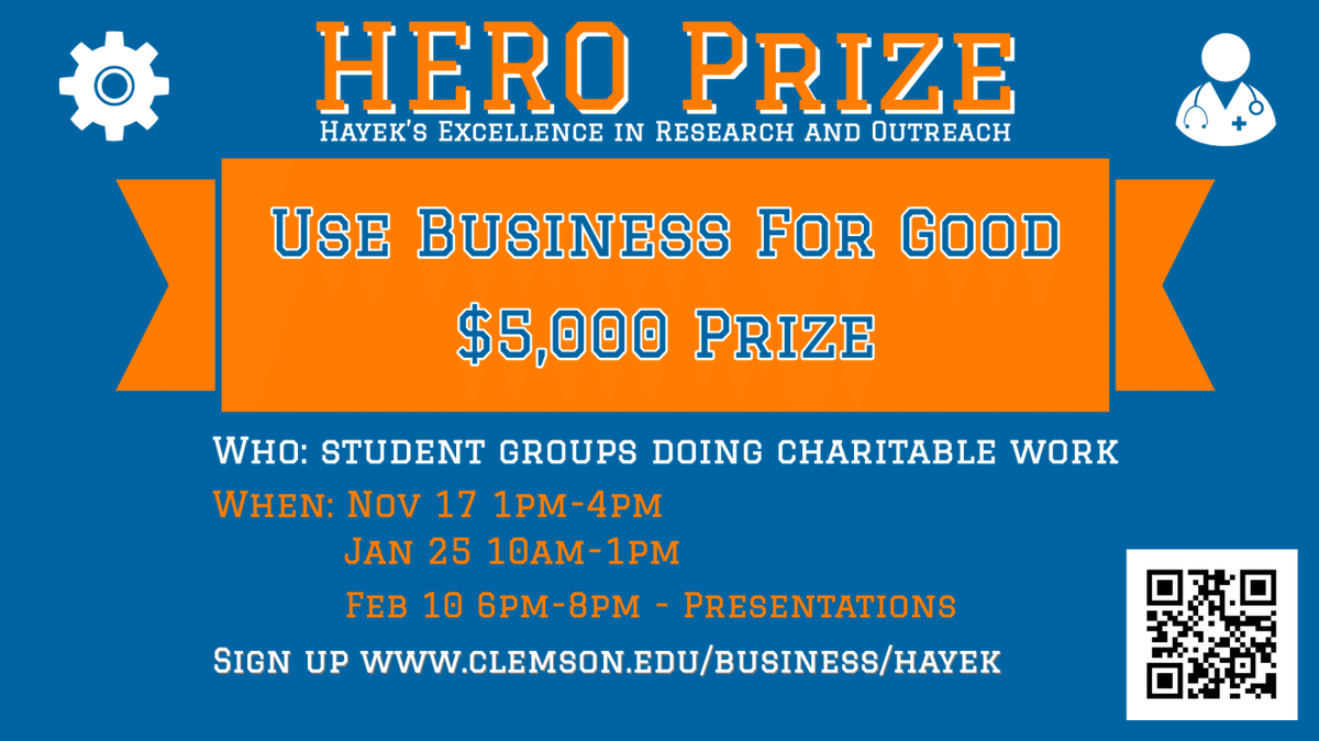 Learn how to apply business principles to your community outreach and/or aid projects and  win $5000!