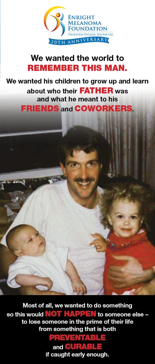 We wanted the world to remember Joe Enright - Enright Melanoma Foundation conta.cc/2MnCeMG