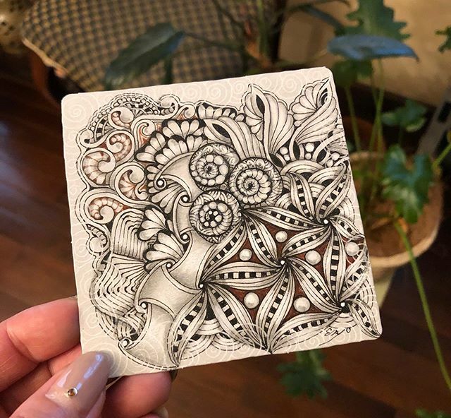 Emiko_K_28's tweet photo. #zentangle #graytile #tangle #patternart #drawings #penart #pigmamicron #relax #meditation #ゼンタングル #パターンアート #ペン画 #タングルアート #楽しむ #リラックスタイム #グレータイル https://t.co/D6zA0SOXnO https://t.co/hsFfmrKjlW
