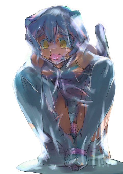 自分にぴったりなプライベートスペースを見つけたニャン子 