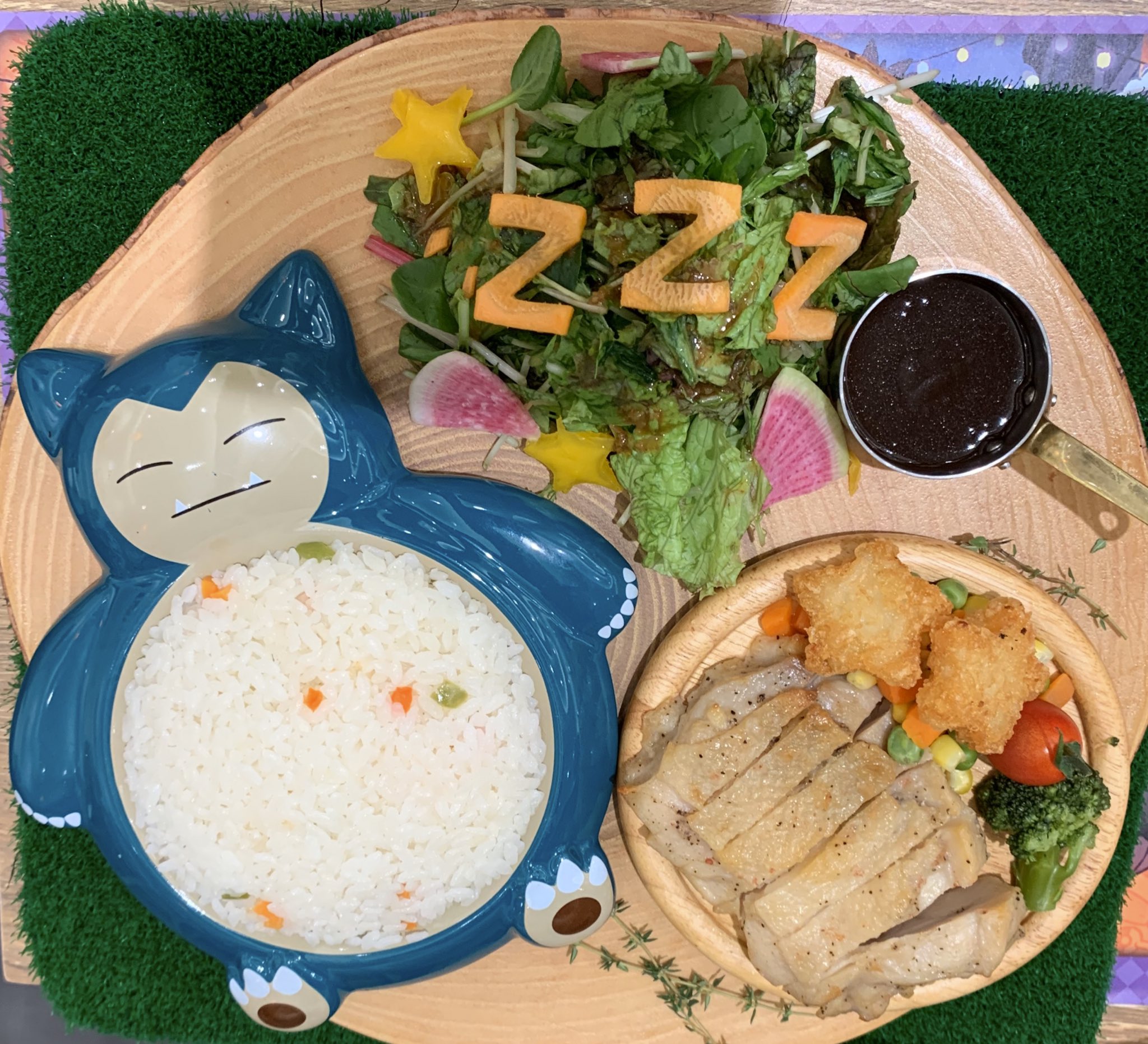 未使用 送料込みポケモンカフェ【カビゴン プレート】ポケットモンスター 限定品 カビゴンプレート グッズ 大阪 食器 インテリア お皿 新品　ポケモンカフェ限定　ポケモン　カビゴンプレート　1点