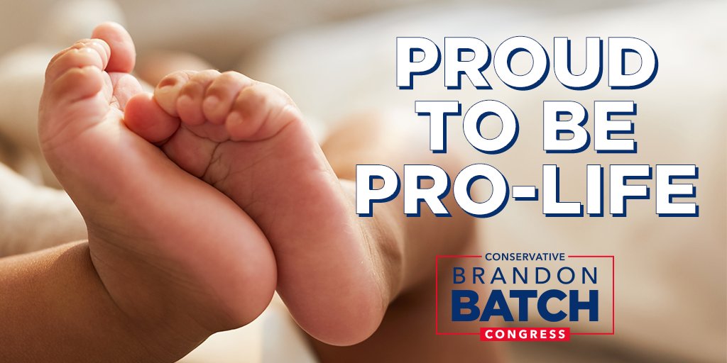 batchfortexas's tweet photo. I am proud to be #ProLife life, and when you elect me to Congress, I will always vote to protect the lives of the unborn. #BatchforTX https://t.co/p0J9kECLHB