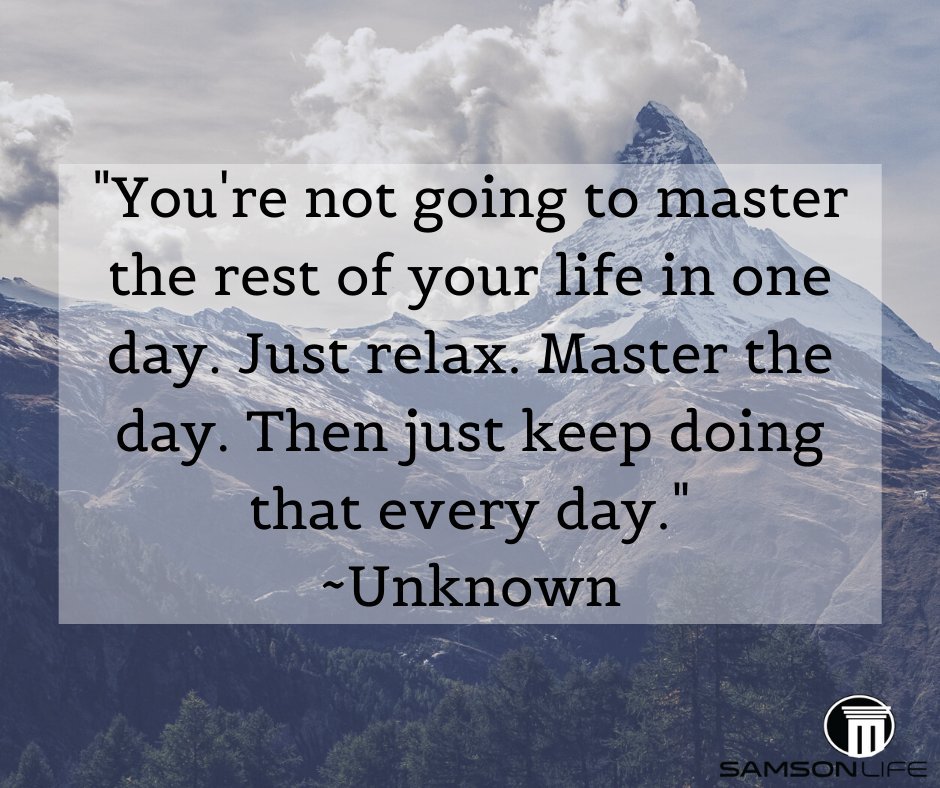 One day at a time - that's what we call Progress, not Perfection!
