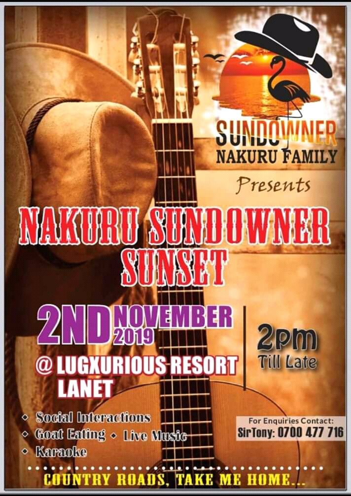 MichaelMurage13's tweet photo. @CatherineNdonye 
@kbcenglish 
#SundownerKBC 
 Enjoying every bit of this show. Let's also remember our Nakuru members who have organised a sunset date on Saturday. https://t.co/5K32jXHajN