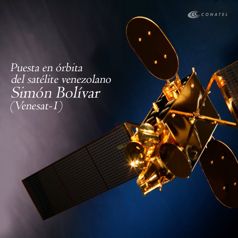 Conatel's tweet photo. #EfeméridesConatel 🗓️ Hoy #29Oct se cumplen 11 años de la puesta en órbita del Satélite Simón Bolívar, el cual cubre todas las necesidades en el área de telefonía, transmisión de información, acceso y transmisión de mensajes vía Internet. #PazDiálogoYSolidaridad https://t.co/Waui723qd7